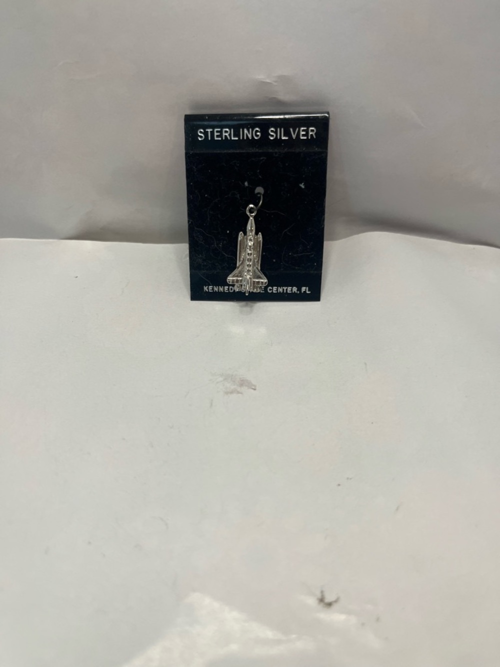 Sterling Silver Space Shuttle Pendant Charm NASA Kennedy Space Centre